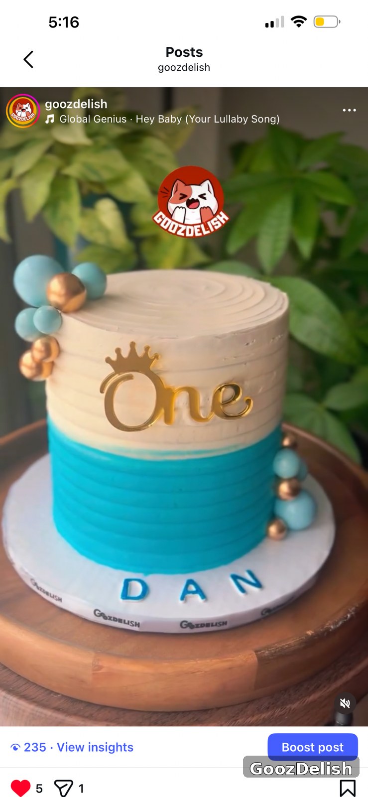 GoozDelish custom cake 27